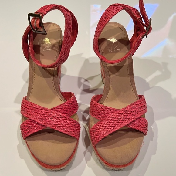 R2 Britney espadrille wedge platform sandal, woven detailed ankle strap - Picture 3 of 11